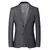 Blazer masculino negócios cor sólida, estilo britânico, trabalho profissional cor sólida - comprar online
