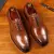 Sapatos de couro retrô, Traje de negócios, Versátil, Moda italiana na internet