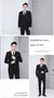 Terno com jaquetas elegantes colete e calças, Traje clássico formal ou para casamento 3 peças ou 2 peças, Casaco e calça moda de luxo atemporal na internet