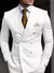 Ternos masculinos de alta qualidade, lapela repicada, 2 peças slim fit - comprar online