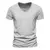 Camiseta de qualidade 100% algodão masculino, camiseta com decote em v design moderno - GRIF DOMO