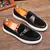 Imagem do Moda casual em sapatos de couro, Estilo britânico penny mocassins