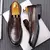Sapatos de couro para homens, sapatos de sola grossa, Loafer de qualidade na internet