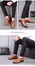 Sapato de couro elegante, Sola macia antiderrapante, Moda casual