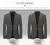 Blaser primavera outono, blazers para homens fino ajuste dois botões na internet
