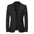 Blazer masculino negócios cor sólida, estilo britânico, trabalho profissional cor sólida - GRIF DOMO