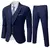 Terno com jaquetas elegantes colete e calças, Traje clássico formal ou para casamento 3 peças ou 2 peças, Casaco e calça moda de luxo atemporal - GRIF DOMO