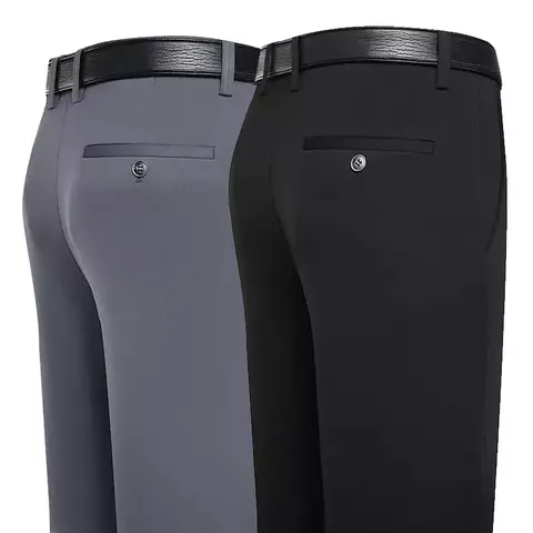 Calças de terno modernas, casuais ambiente formal, reta moda versátil. Grif Domo - comprar online
