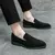 Sapato italiano designer de luxo em camurça, sapatos para negócios, festa - comprar online