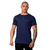 Camiseta Masculina Henley Camisa Gola Padre c/ 3 Botões - Estilo Alfa