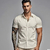 Camisa Social Masculina Manga Curto Slim - comprar online