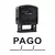 Carimbo PAGO com Data - Automático - comprar online