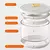 Conjunto de Tupperware de Vidro Hermético – Organização, Saúde e Praticidade na Sua Cozinha! na internet