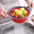 Imagem do Cesto de Deslizamento Dobrável de Silicone – Praticidade e Organização na Lavagem de Frutas e Vegetais!