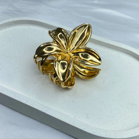 Presilha de Metal Flor - Val Acessorios