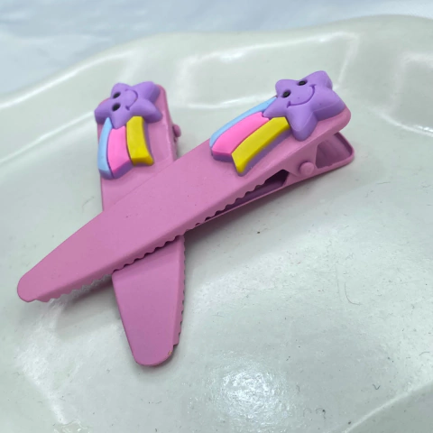 Conjunto bico de pato de Metal Triangulo alongado - Val Acessorios