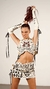 Pollera Brutal Heart White - Dazzlin