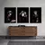 Pôster de tamanho grande, Pintura em Lona, Arte Mural, Dark 3 Pôsteres Engraç - loja online