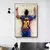 Estrela de futebol messi pintura decorativa - comprar online