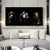 Pôster de tamanho grande, Pintura em Lona, Arte Mural, Dark 3 Pôsteres Engraç - Zavita
