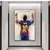 Estrela de futebol messi pintura decorativa na internet