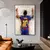 Estrela de futebol messi pintura decorativa