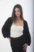 Jaqueta Tricô Basic Preta - comprar online