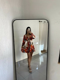 Vestido Feminino Curto Manga Longa - comprar online