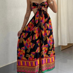Vestido Tomara que Caia Longo com Recorte - loja online