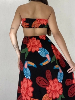 Vestido Tomara que Caia Longo com Recorte - comprar online