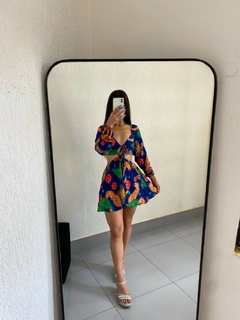 Vestido Feminino Curto Manga Longa - comprar online