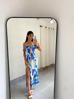 Imagem do Vestido Feminino Longo com Fenda