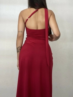 Vestido de Festa Feminino Longo Justo Elegante com Fenda - loja online