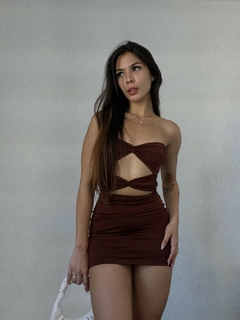 Vestido Colado Curto Tomara que Caia Tubinho - DeBrasiliaStore