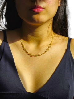 Colar Chocker Folheados a Ouro Borboleta - DeBrasiliaStore