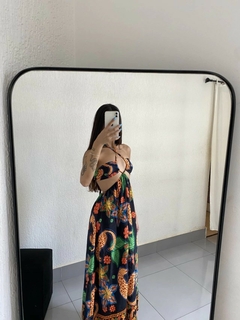 Vestido Tomara que Caia Longo com Recorte - comprar online