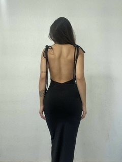 Vestido Longo Tubinho Colado Costas Abertas - loja online