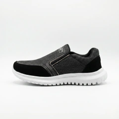 Zapatilla elastizada gris