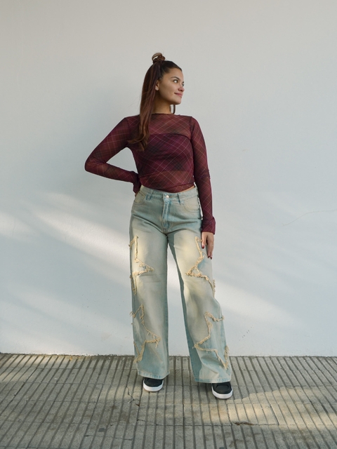 Wide Leg Star Oxido - comprar online