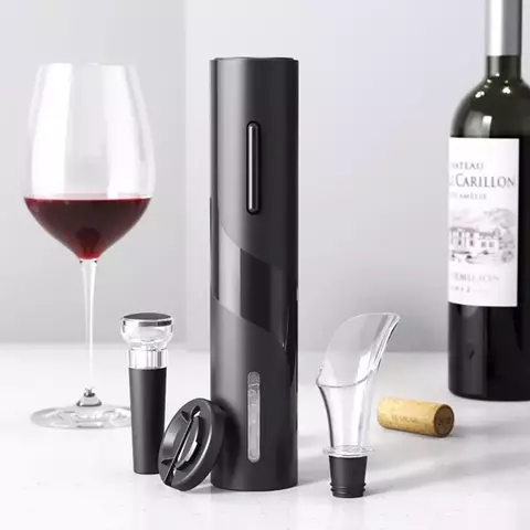 WineMaster Pro – Kit Abridor de Vinho Automático e Prático