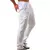 LinoFlex Masculina – Calça de Algodão e Linho Respirável Outono Casual na internet