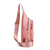 Bolsa crossbody de peito para mulheres lazer bolsa de ombro mochila feminina bordada na internet