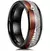 Imagem do Anel Masculino Importado com Incrustação de Meteorito e Abalone – Elegância Cósmica | Trend Models