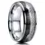 Anel Masculino Importado com Incrustação de Meteorito e Abalone – Elegância Cósmica | Trend Models