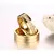 Anel Dourado para Casais – Banhado a Ouro 24K com Zircônia Cúbica