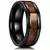 Anel Masculino Importado com Incrustação de Meteorito e Abalone – Elegância Cósmica | Trend Models - Trend Models
