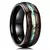 Anel Masculino Importado com Incrustação de Meteorito e Abalone – Elegância Cósmica | Trend Models - loja online