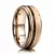 Anel Masculino Importado com Incrustação de Meteorito e Abalone – Elegância Cósmica | Trend Models - loja online