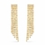 Brinco Dourado Refinado com Strass Eloá