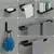 Kit Para Banheiro 6 Peças em Preto Fosco | Estilo e Sofisticação - comprar online